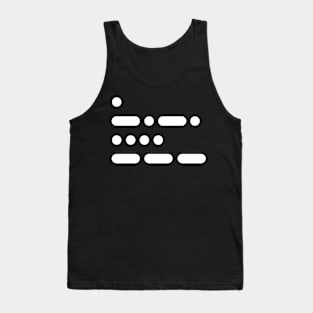 Echo in Morse Tank Top